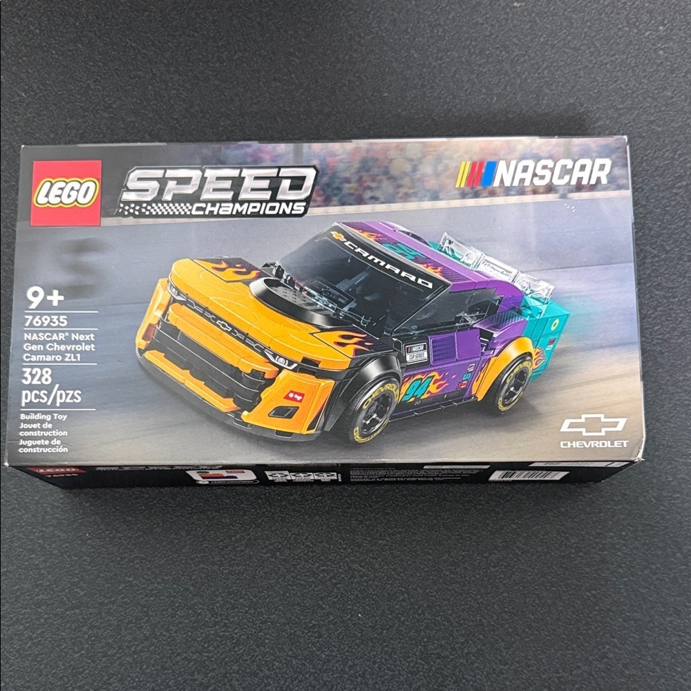 LEGO Speed Champions Chevrolet Camaro ZL1 - Purple, Yellow, Blue